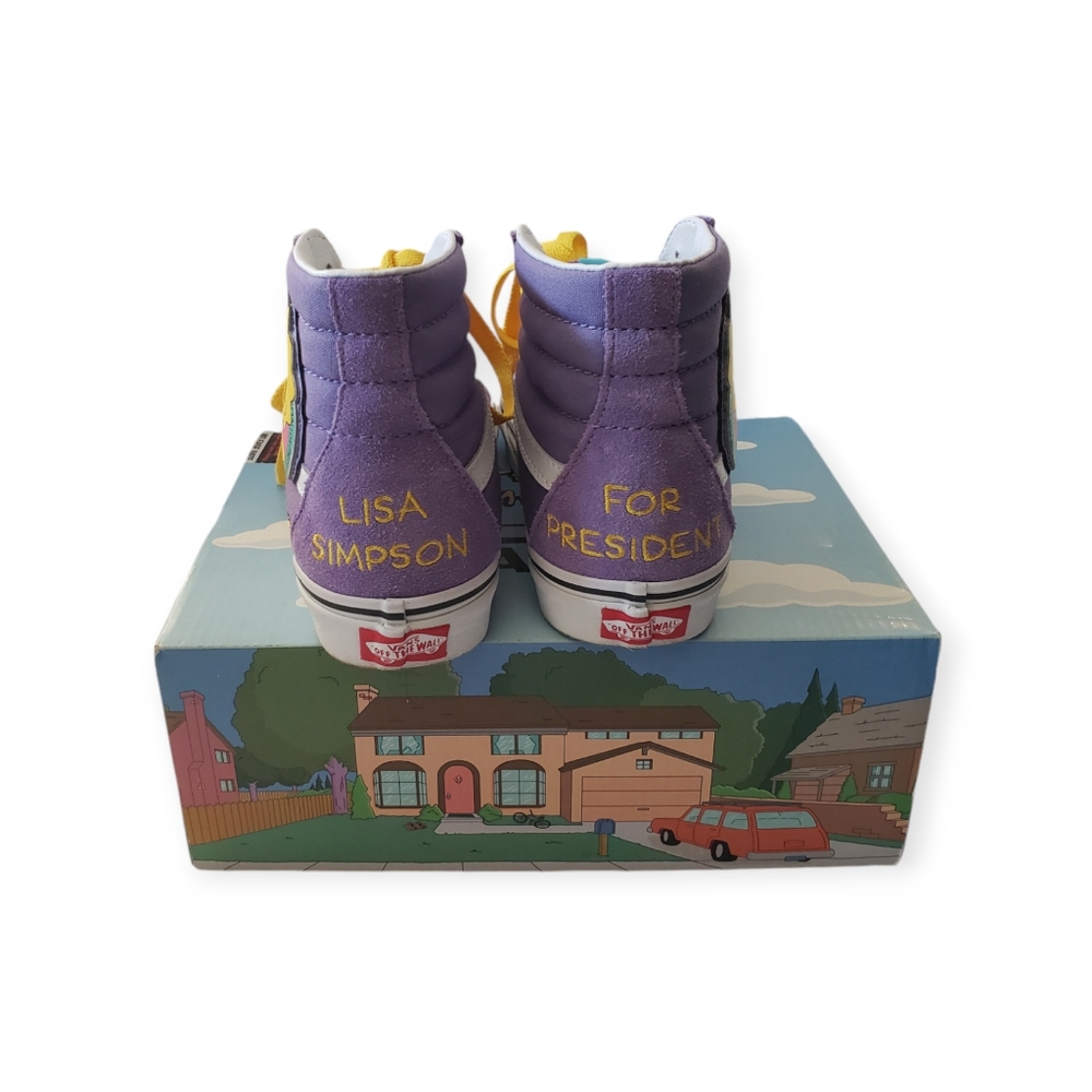 Vans x The Simpsons Sk8-Hi ‘Lisa 4 President  Sneakers - Picture 3 of 6